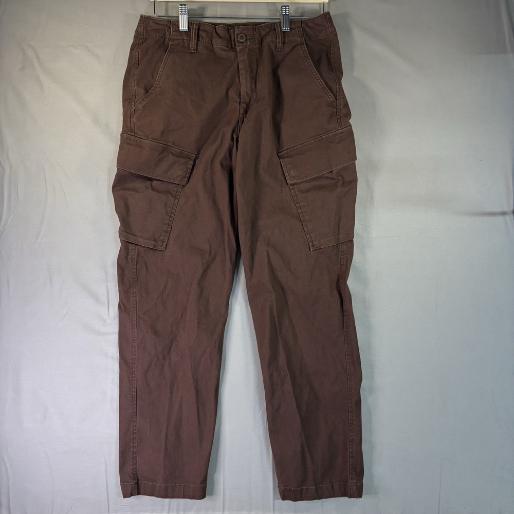 Levi's XX Cargo Men Pants 30X30 Brown Utility Twill Tapered Fit